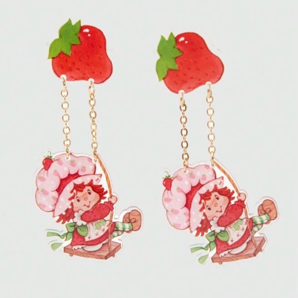 NWOT Strawberry Shortcake earrings